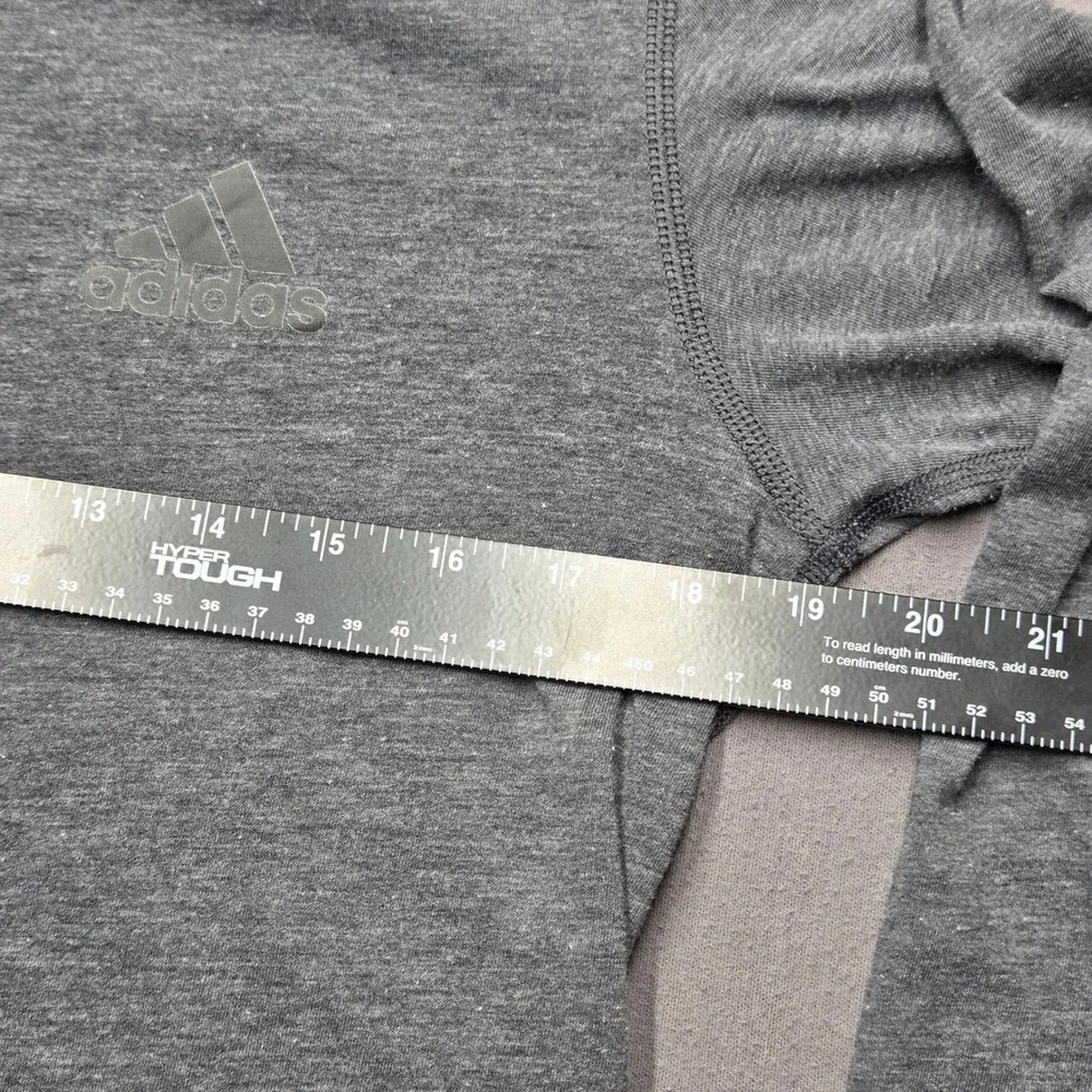 Adidas Ultimate 2.0 Mens Long Sleeve Shirt Heather Grey CD2006 Size M